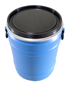 Full Open Top Round Drums - 100 kgs Side View