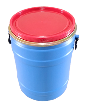 Full Open Top Round Drums - 100 kgs Side View