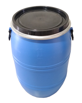 Full Open Top Round Drums - 120 kgs Side View