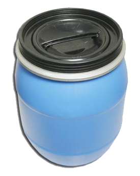 Full Open Top Round Drums - 25 kgs Top View