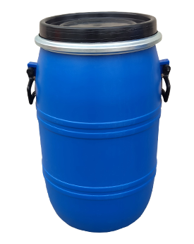 Full Open Top Round Drums - 30 kgs Front View