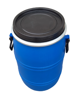 Full Open Top Round Drums - 30 kgs Side View