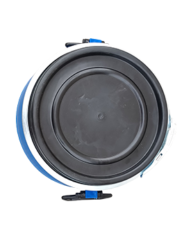 Full Open Top Round Drums - 30 kgs Top View