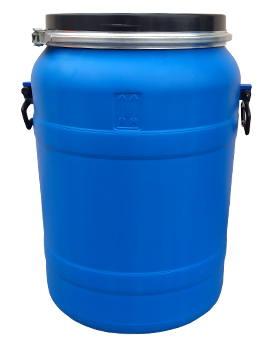 Full Open Top Round Drums - 65 kgs Front View