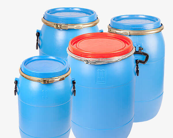 Full Open Top Round Drums
